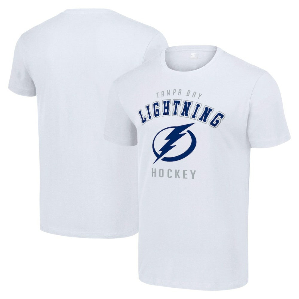 NHL White Tampa Bay Lightning Starter Logo T-Shirt