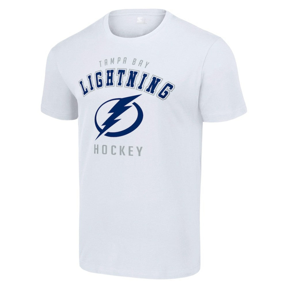 NHL White Tampa Bay Lightning Starter Logo T-Shirt