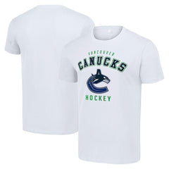 NHL White Vancouver Canucks Starter Logo T-Shirt