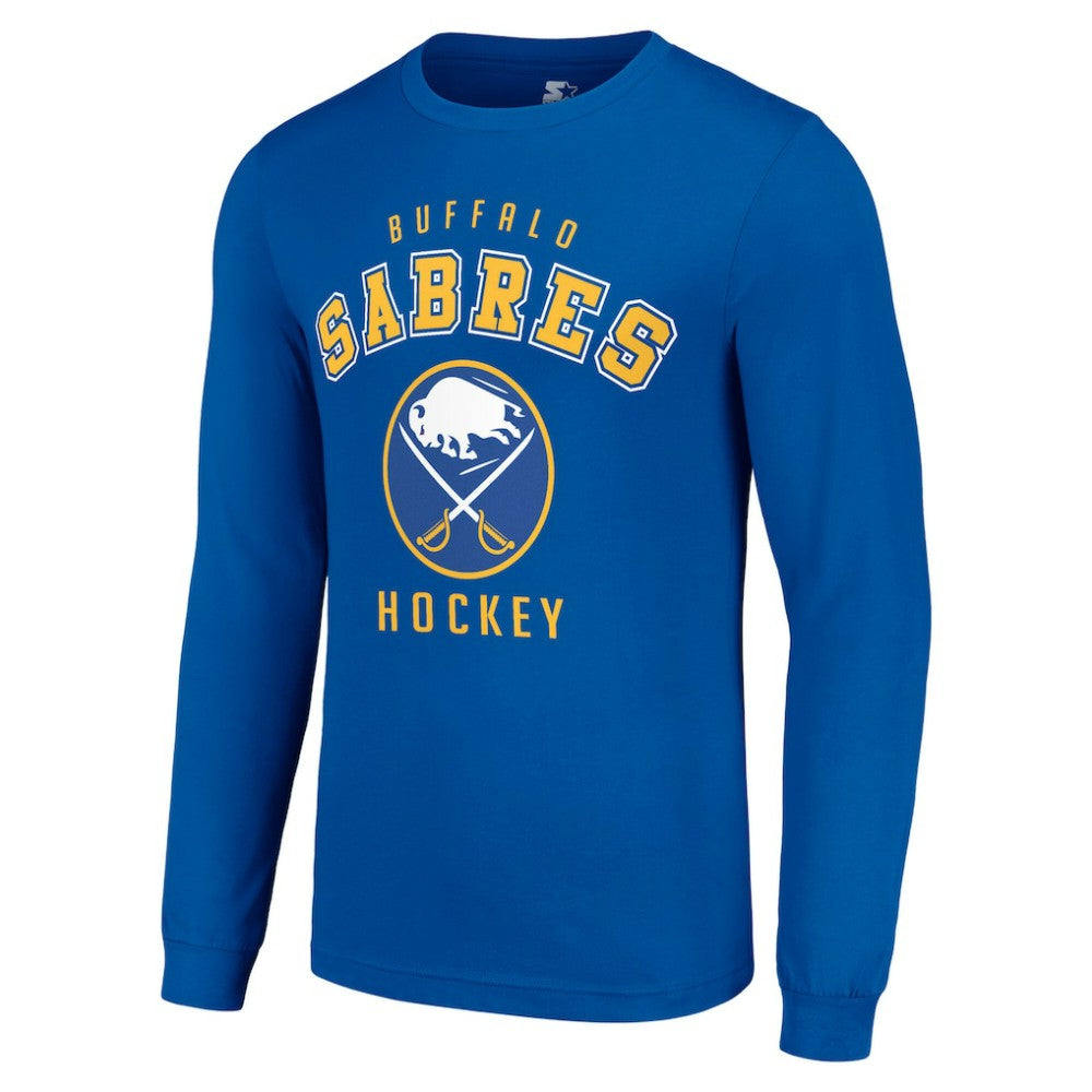NHL Royal Buffalo Sabres Starter Logo Long Sleeve T-Shirt