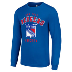 NHL Royal New York Rangers Starter Logo Long Sleeve T-Shirt
