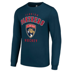 NHL Navy Florida Panthers Starter Logo Long Sleeve T-Shirt