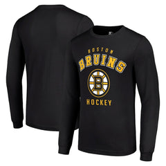 NHL Black Boston Bruins Starter Logo Long Sleeve T-Shirt