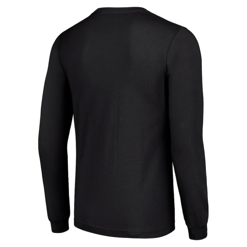 NHL Black Carolina Hurricanes Starter Logo Long Sleeve T-Shirt