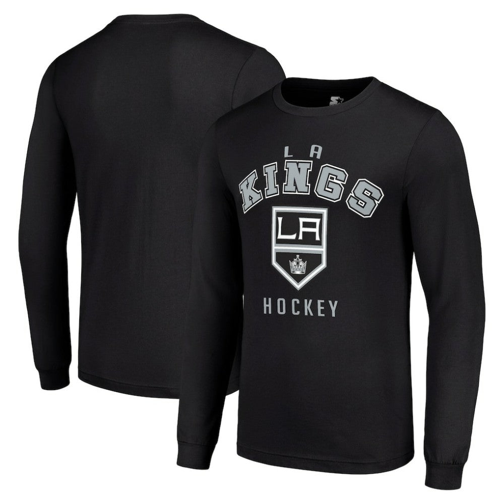 NHL Black Los Angeles Kings Starter Logo Long Sleeve T-Shirt