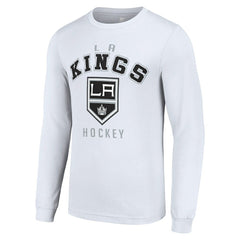 NHL White Los Angeles Kings Starter Logo Long Sleeve T-Shirt