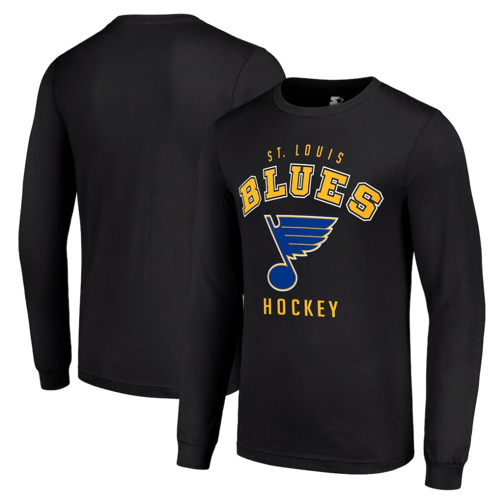 NHL Black St. Louis Blues Starter Logo Long Sleeve T-Shirt