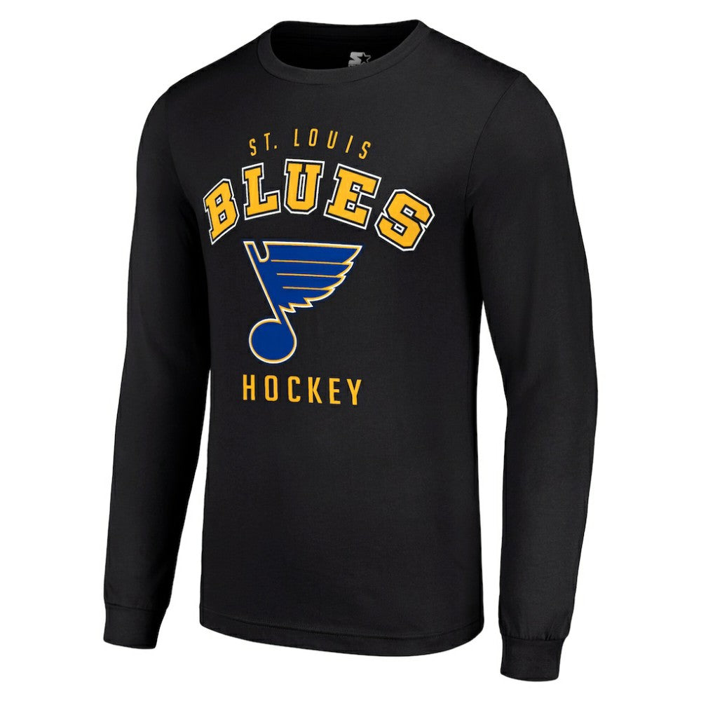 NHL Black St. Louis Blues Starter Logo Long Sleeve T-Shirt