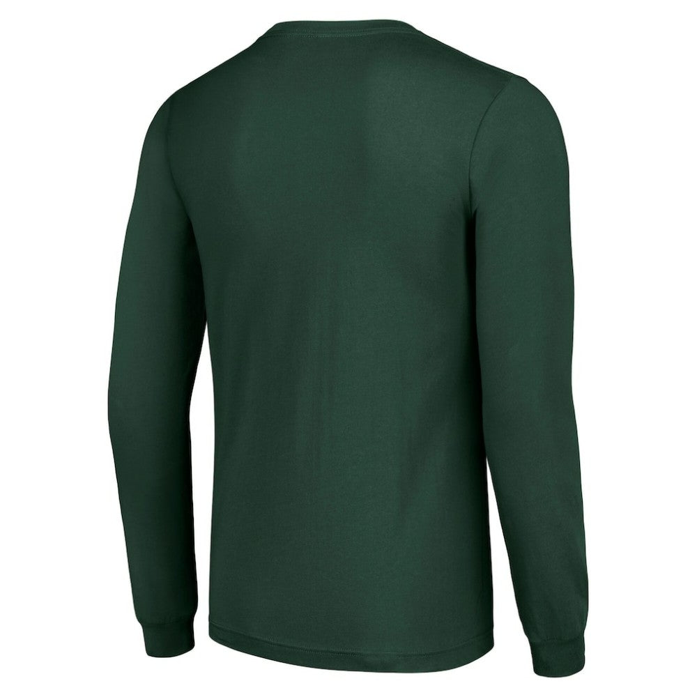 NHL Military Green Minnesota Wild Starter Logo Long Sleeve T-Shirt
