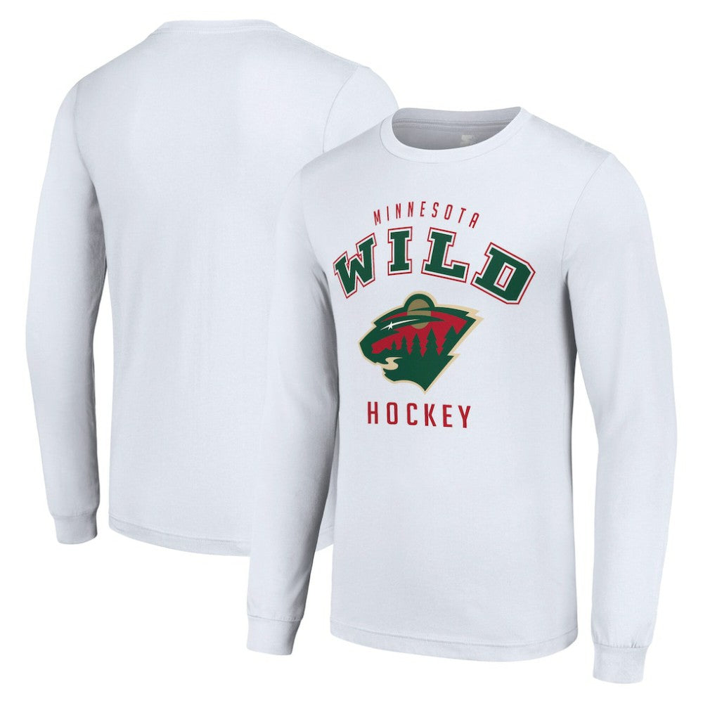 NHL White Minnesota Wild Starter Logo Long Sleeve T-Shirt