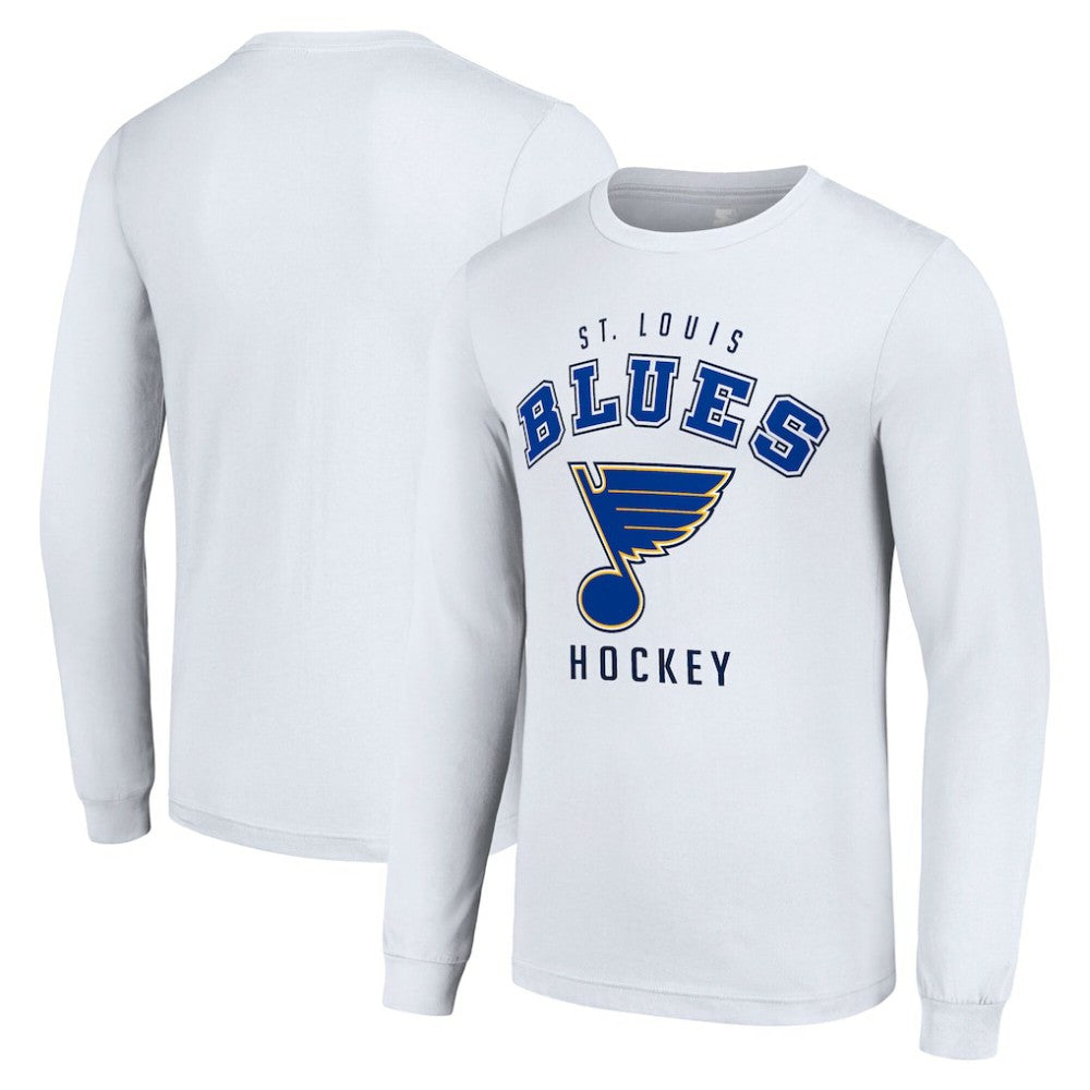 NHL White St. Louis Blues Starter Logo Long Sleeve T-Shirt