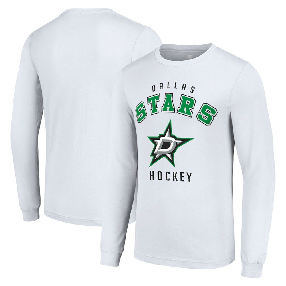 NHL White Dallas Stars Starter Logo Long Sleeve T-Shirt