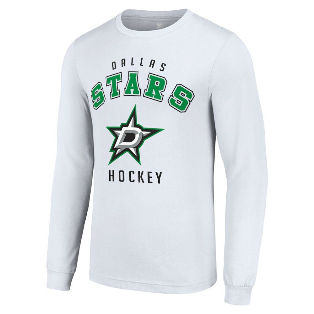 NHL White Dallas Stars Starter Logo Long Sleeve T-Shirt