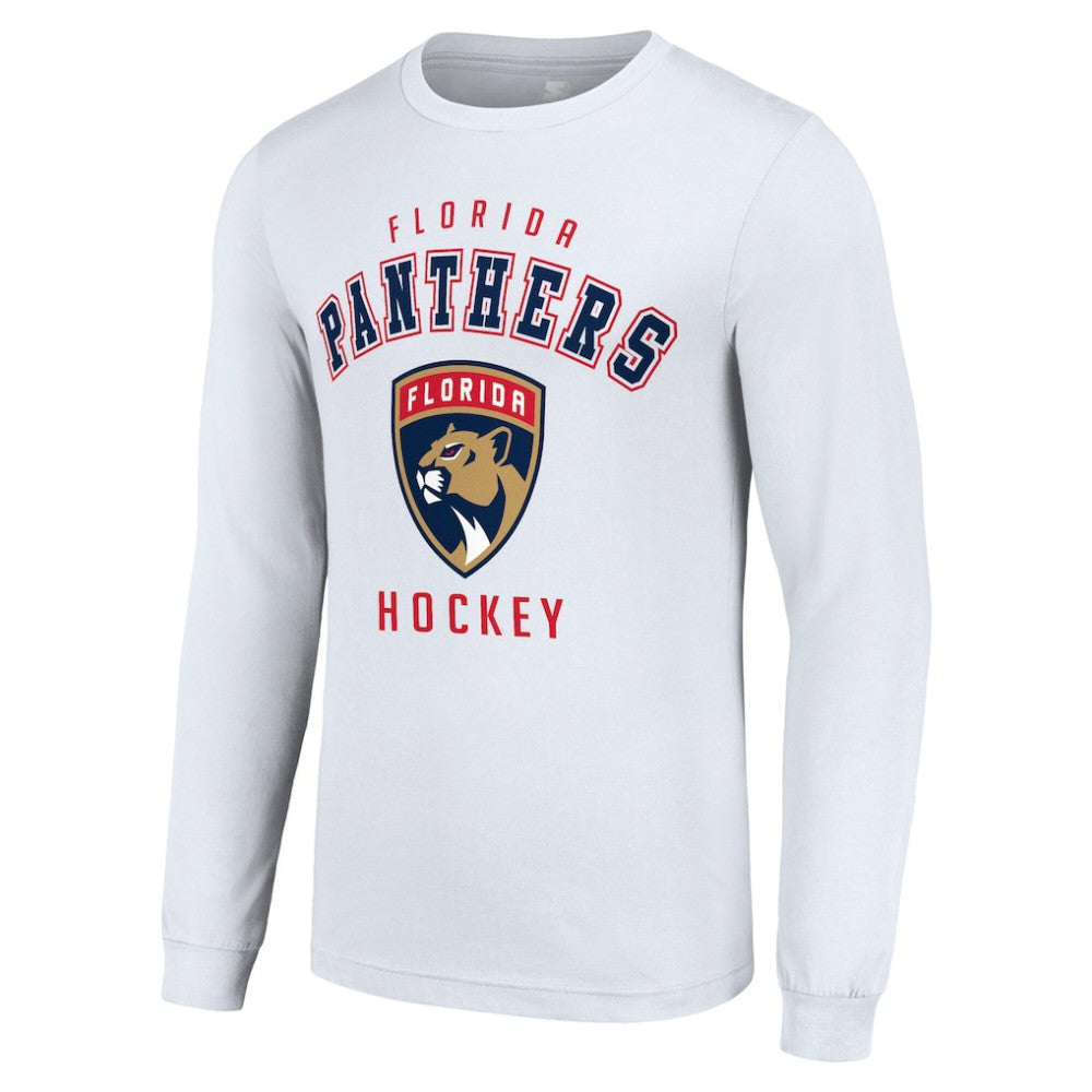 NHL White Florida Panthers Starter Logo Long Sleeve T-Shirt