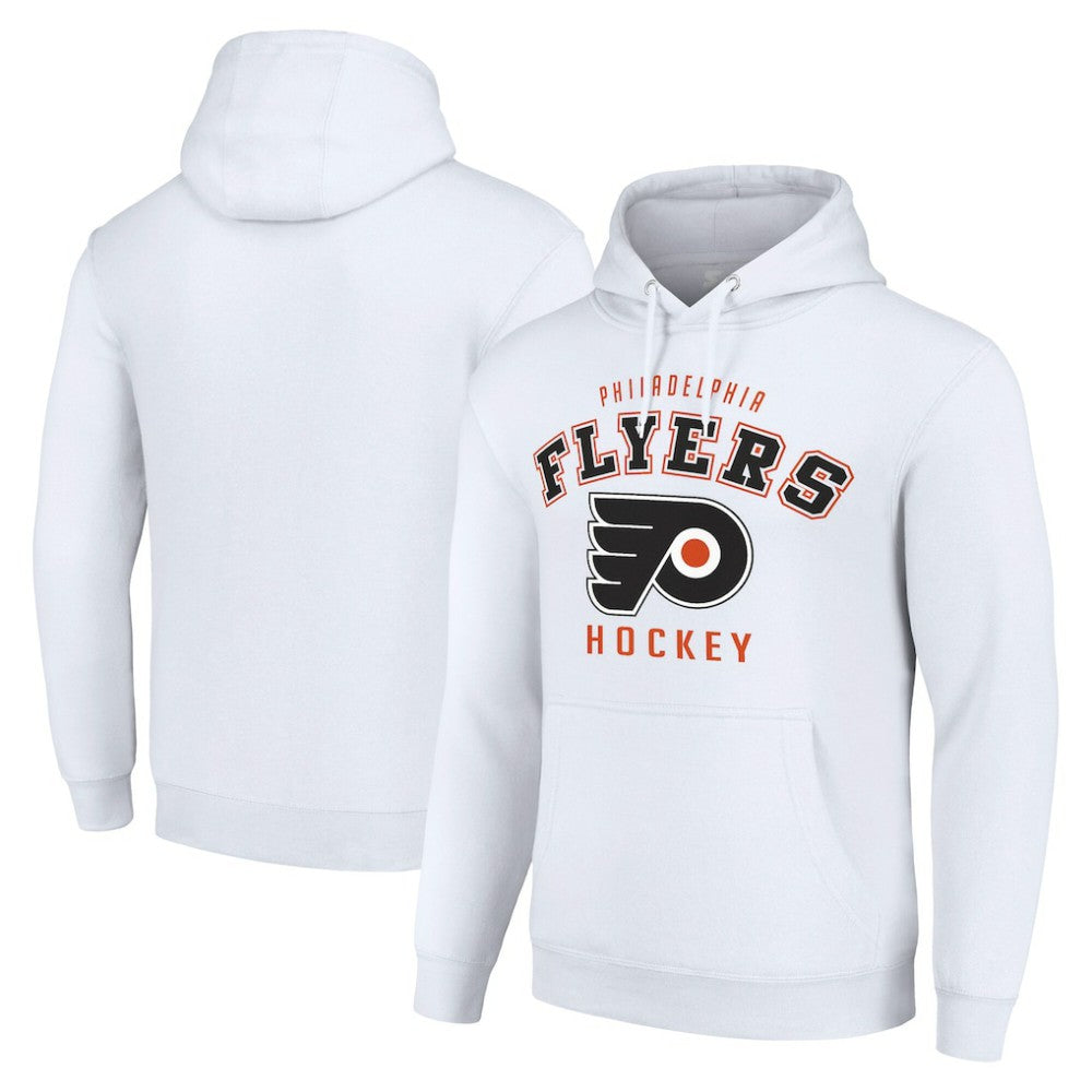 NHL White Philadelphia Flyers Starter Logo Pullover Hoodie