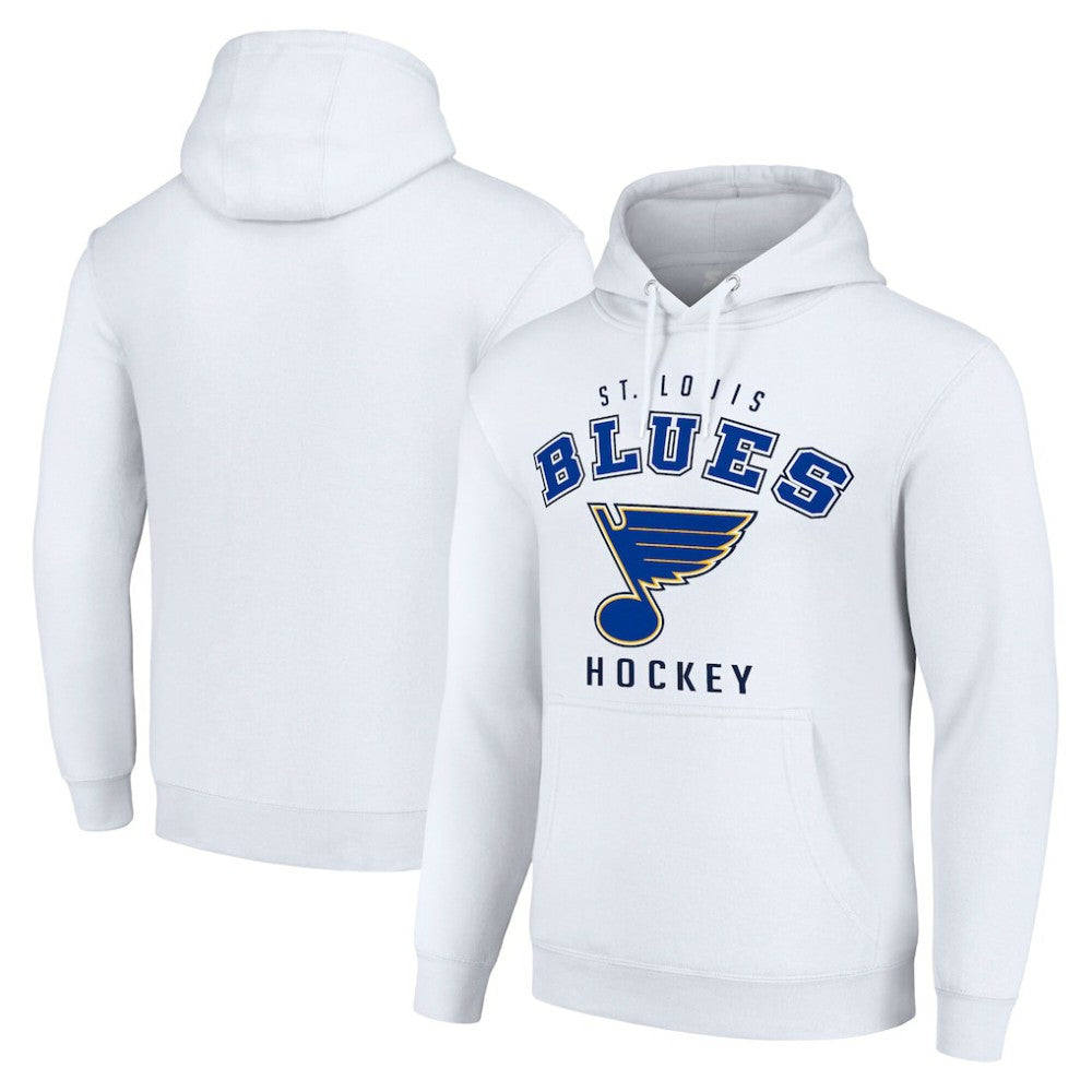 NHL White St. Louis Blues Starter Logo Pullover Hoodie