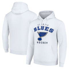 NHL White St. Louis Blues Starter Logo Pullover Hoodie