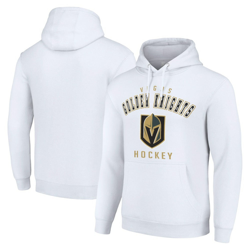 NHL White Vegas Golden Knights Starter Logo Pullover Hoodie