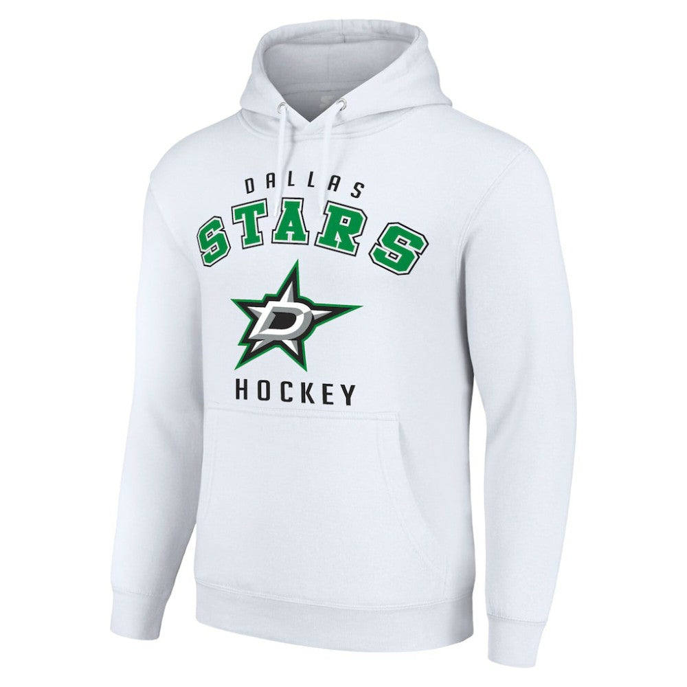 NHL White Dallas Stars Starter Logo Pullover Hoodie