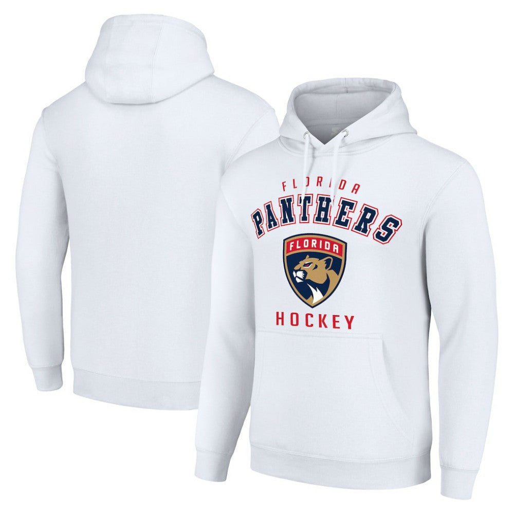 NHL White Florida Panthers Starter Logo Pullover Hoodie