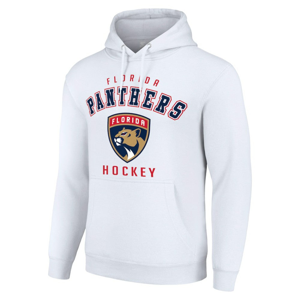NHL White Florida Panthers Starter Logo Pullover Hoodie