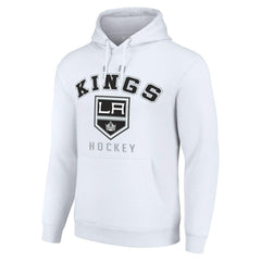 NHL White Los Angeles Kings Starter Logo Pullover Hoodie