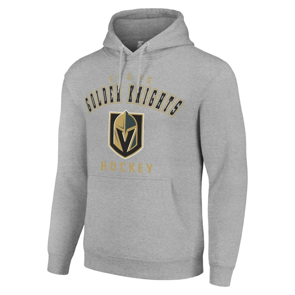 NHL Heather Gray Vegas Golden Knights Starter Logo Pullover Hoodie