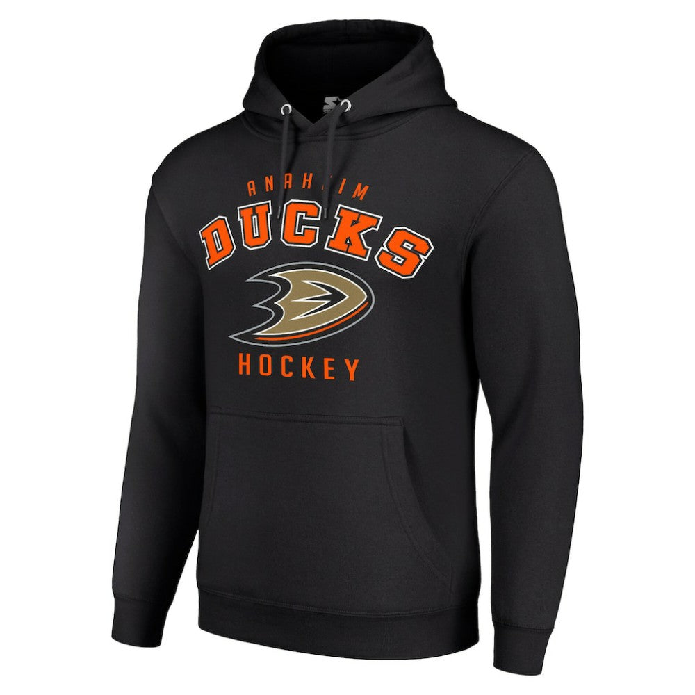 NHL Black Anaheim Ducks Starter Logo Pullover Hoodie