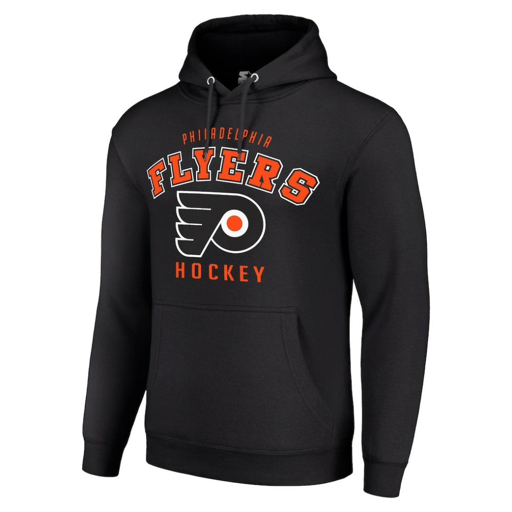 NHL Black Philadelphia Flyers Starter Logo Pullover Hoodie