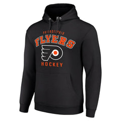 NHL Black Philadelphia Flyers Starter Logo Pullover Hoodie