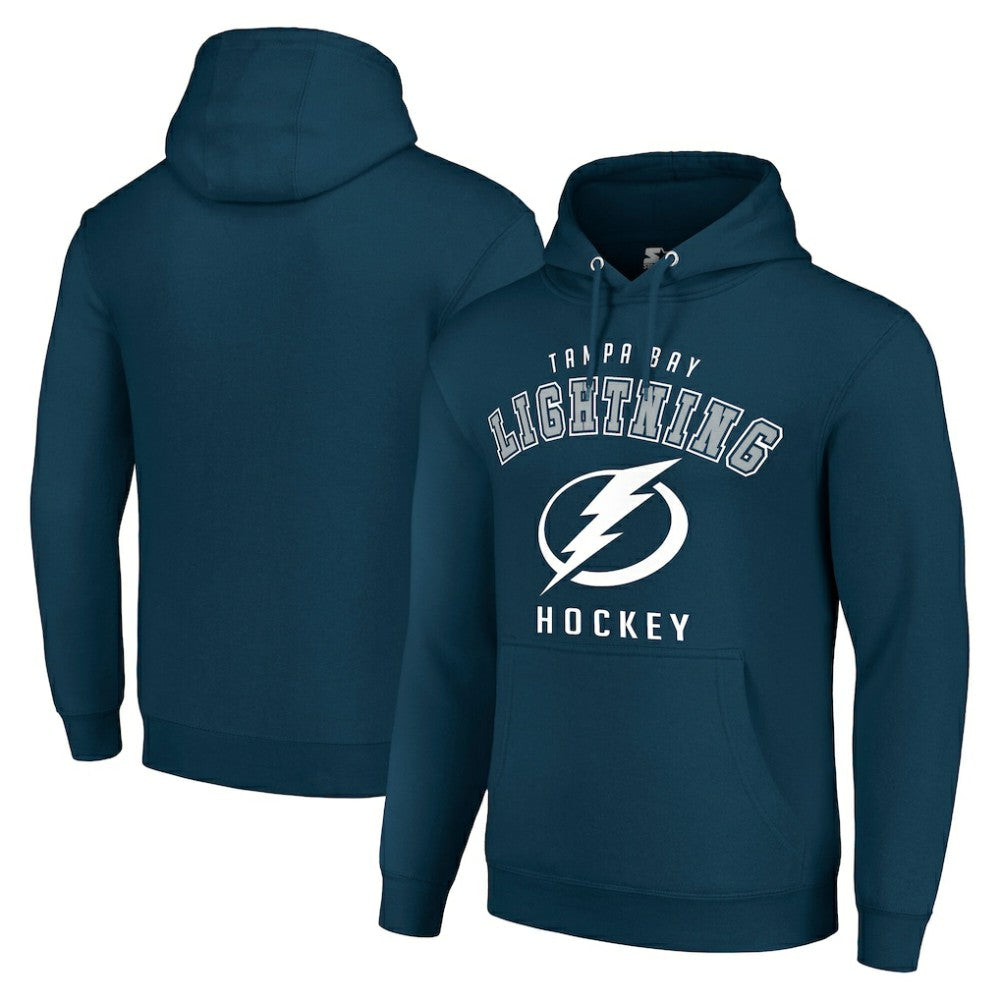 NHL Navy Tampa Bay Lightning Starter Logo Pullover Hoodie