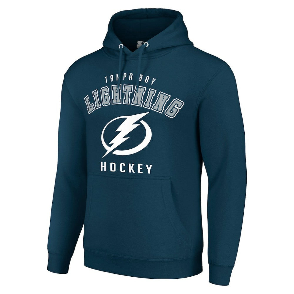 NHL Navy Tampa Bay Lightning Starter Logo Pullover Hoodie