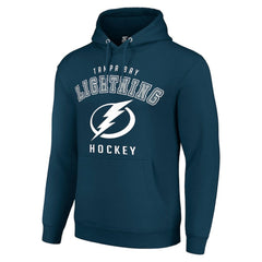 NHL Navy Tampa Bay Lightning Starter Logo Pullover Hoodie