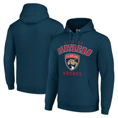 NHL Navy Florida Panthers Starter Logo Pullover Hoodie