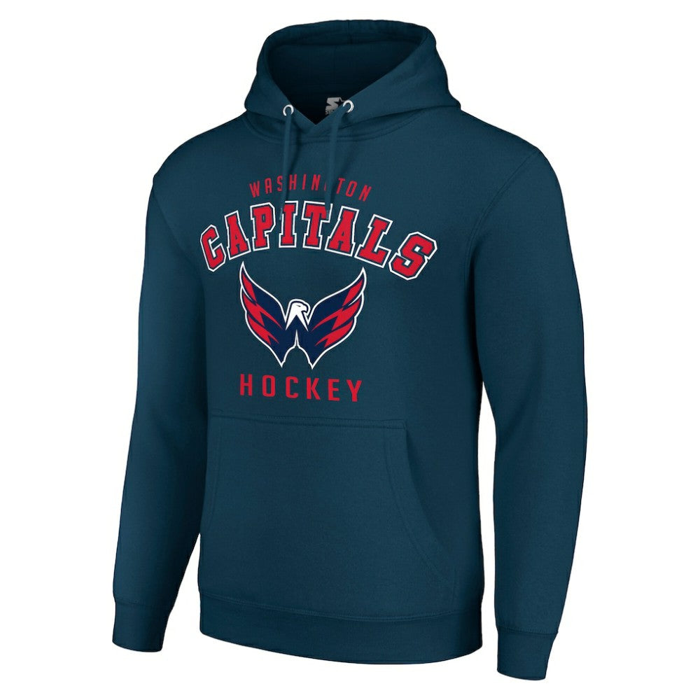 NHL Navy Washington Capitals Starter Logo Pullover Hoodie