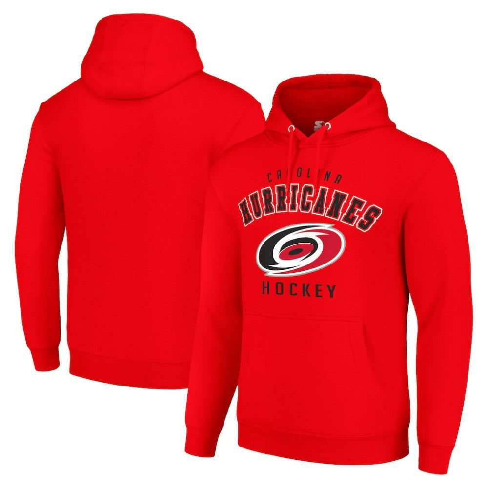 NHL Red Carolina Hurricanes Starter Logo Pullover Hoodie