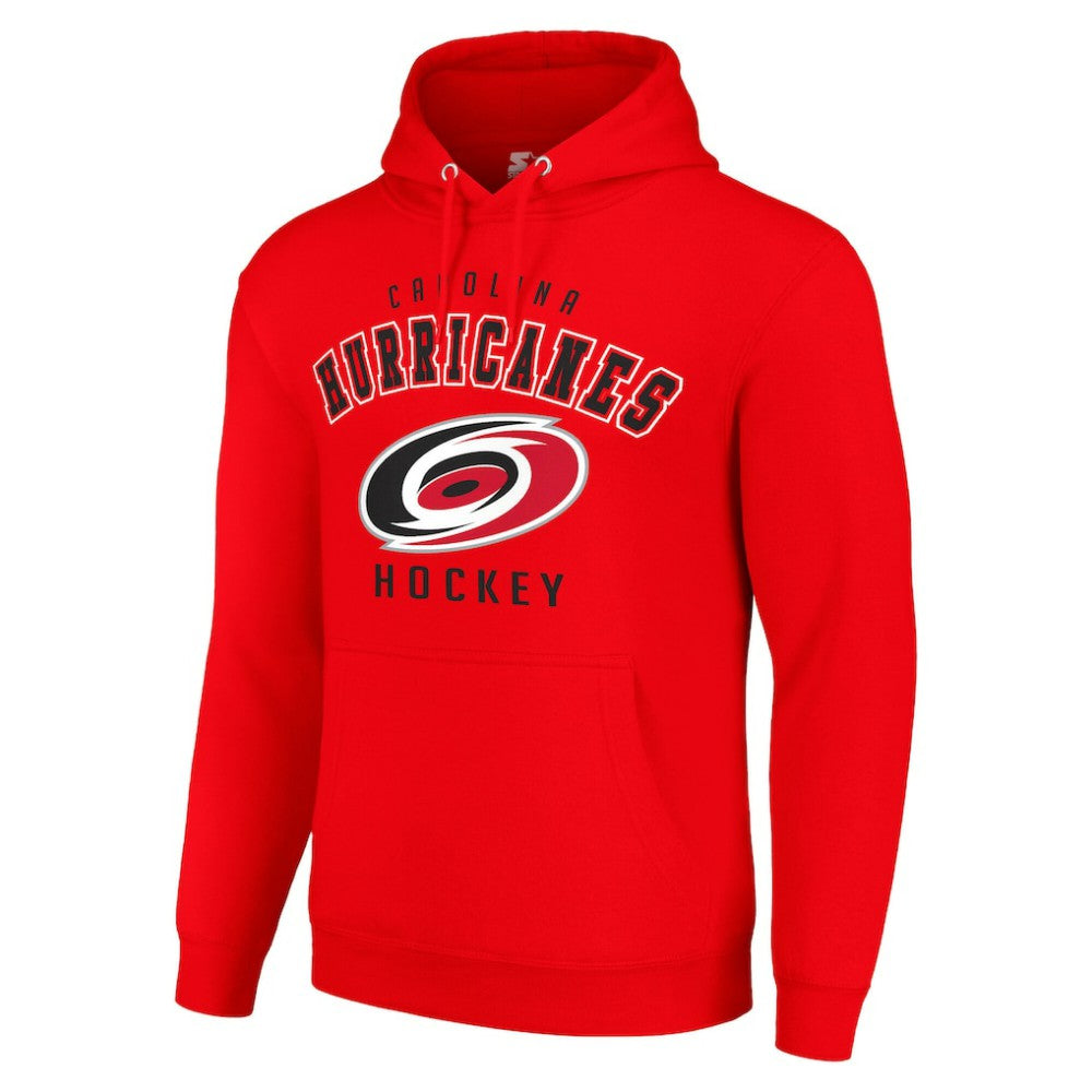NHL Red Carolina Hurricanes Starter Logo Pullover Hoodie