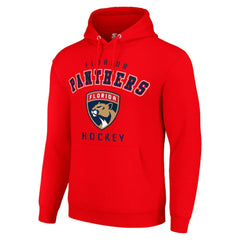 NHL Red Florida Panthers Starter Logo Pullover Hoodie