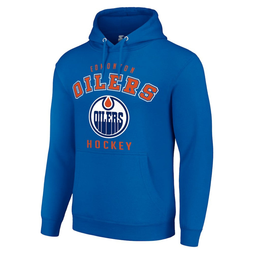 NHL Royal Edmonton Oilers Starter Logo Pullover Hoodie
