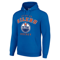 NHL Royal Edmonton Oilers Starter Logo Pullover Hoodie