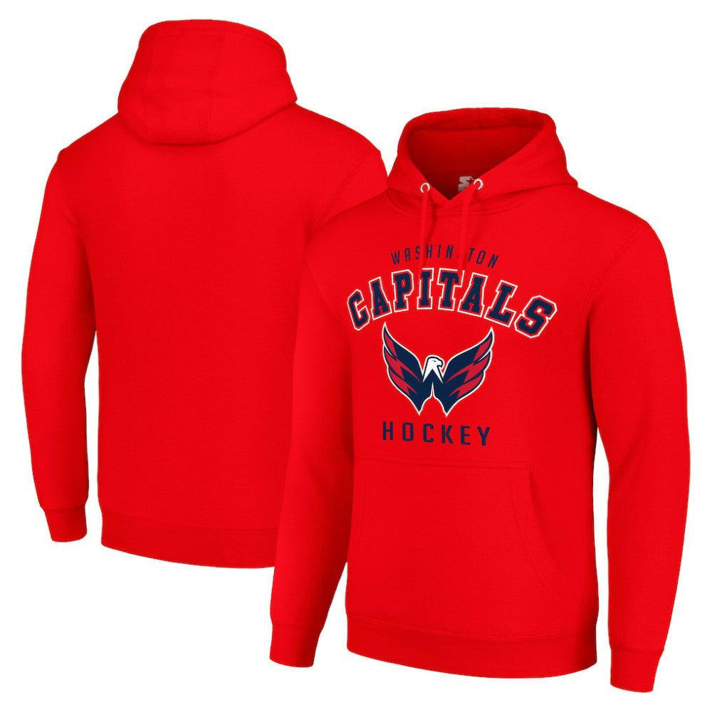 NHL Red Washington Capitals Starter Logo Pullover Hoodie