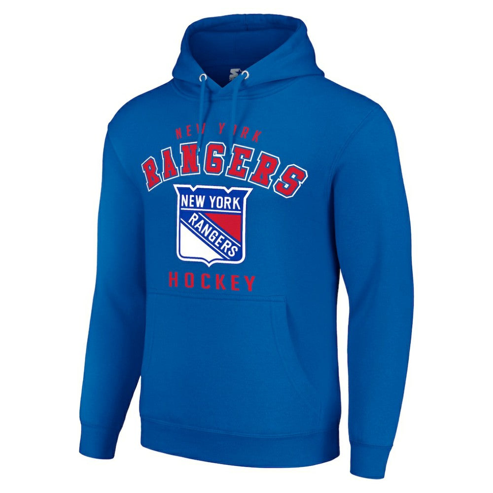 NHL Royal New York Rangers Starter Logo Pullover Hoodie