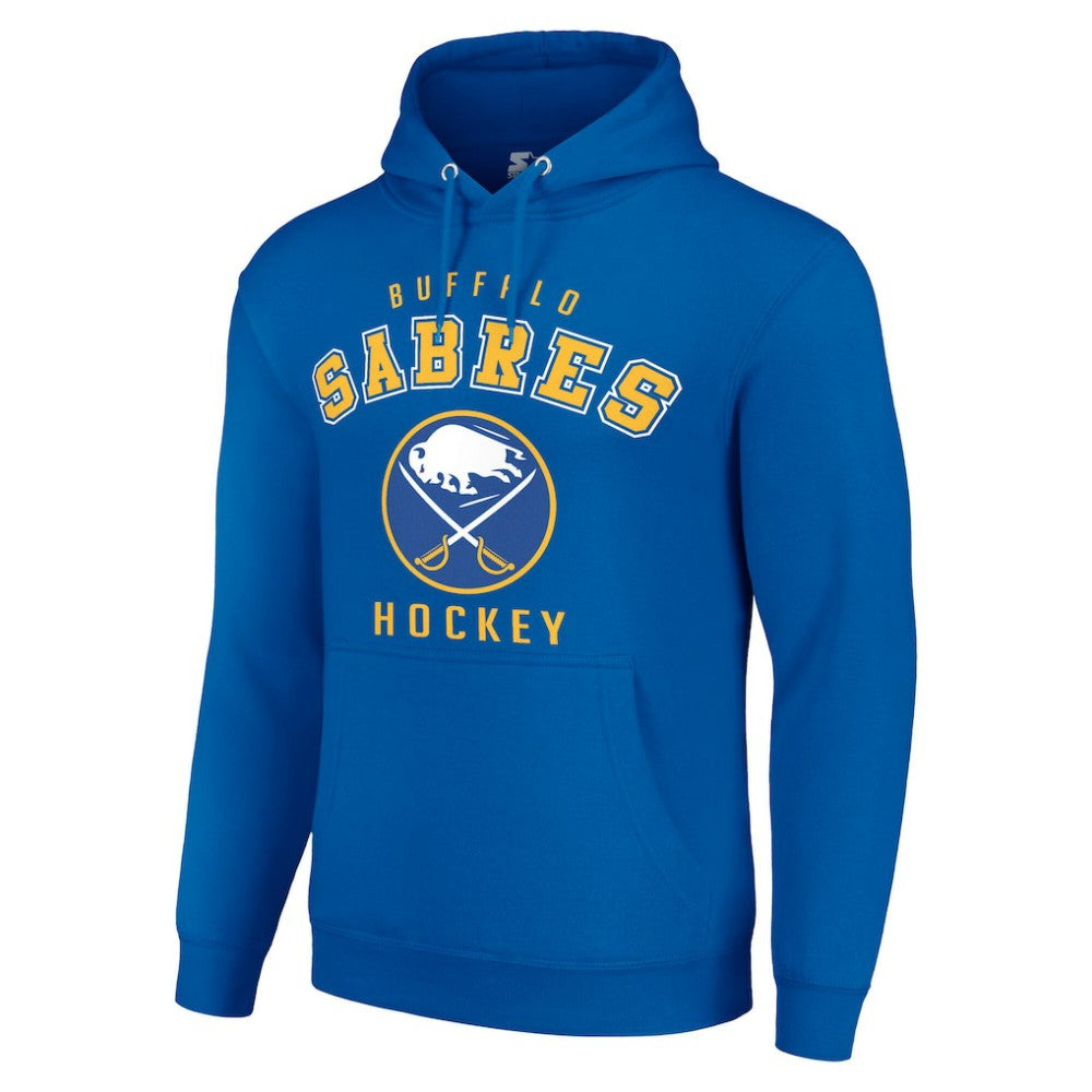 NHL Royal Buffalo Sabres Starter Logo Pullover Hoodie