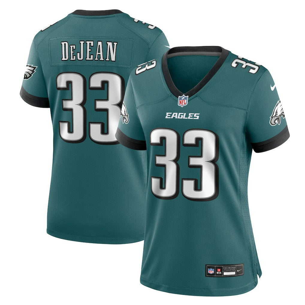 Cooper DeJean  Women's Team Game Jersey - Philadelphia Eagles