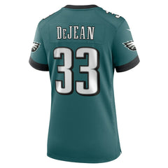 Cooper DeJean  Women's Team Game Jersey - Philadelphia Eagles