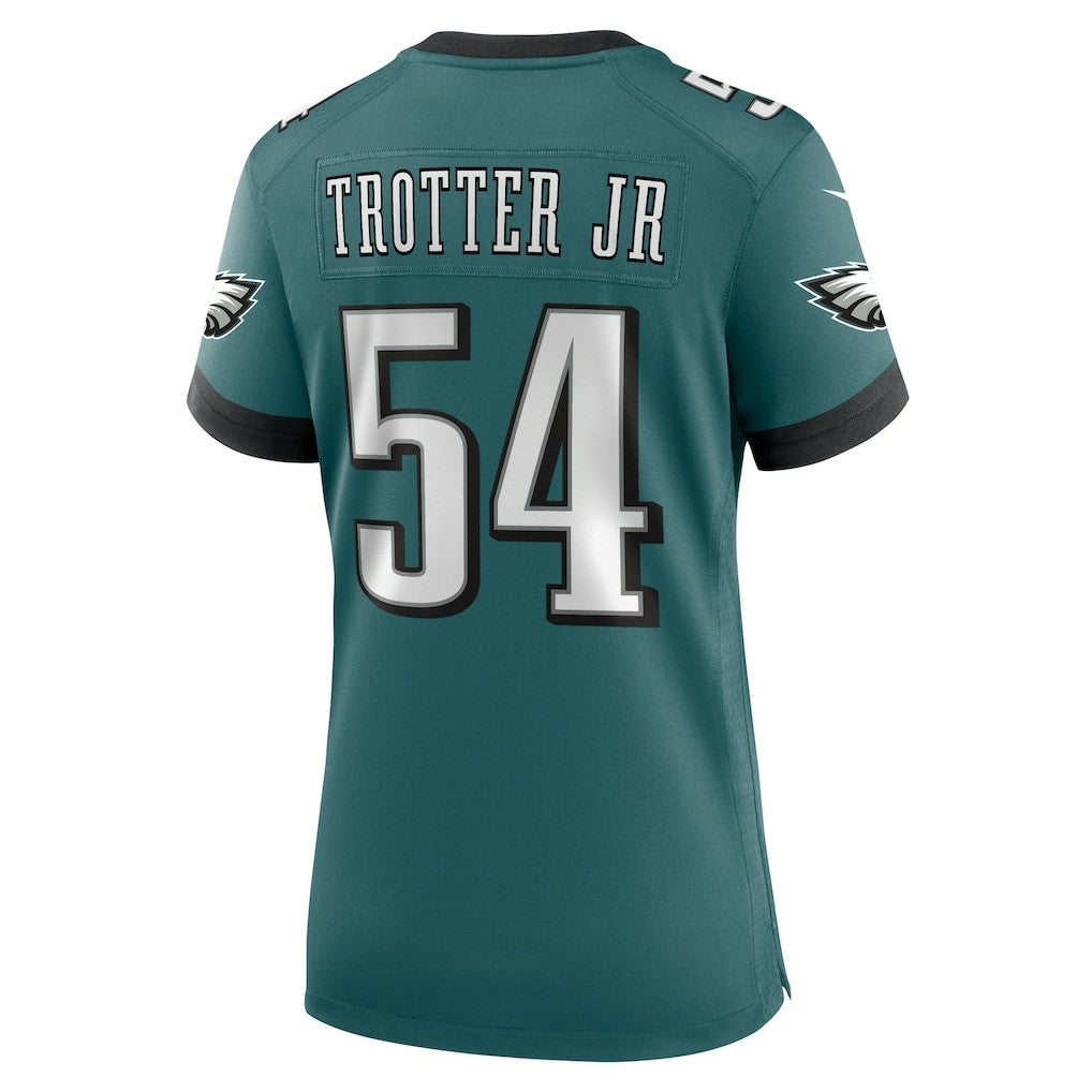 Jeremiah Trotter Jr.  Women's Team Game Jersey - Philadelphia Eagles