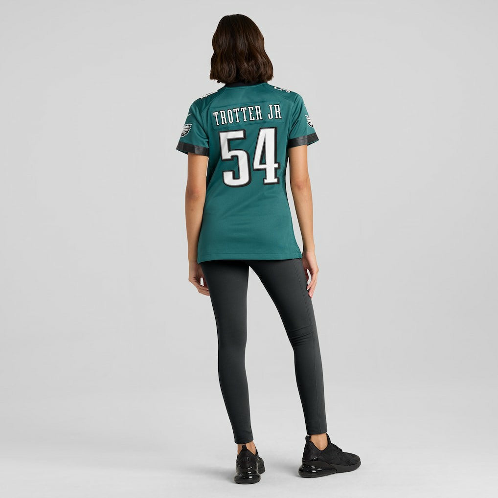 Jeremiah Trotter Jr.  Women's Team Game Jersey - Philadelphia Eagles