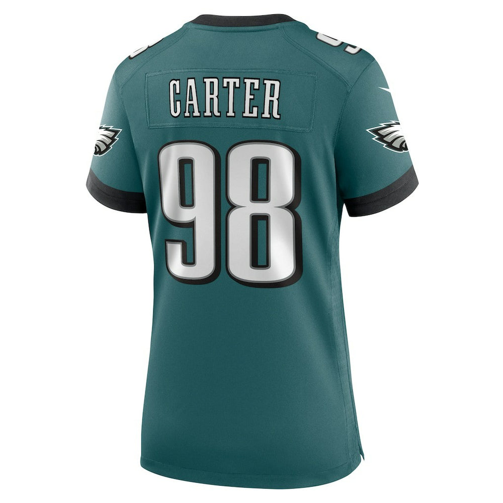 Jalen Carter  Women's Team Game Jersey - Philadelphia Eagles