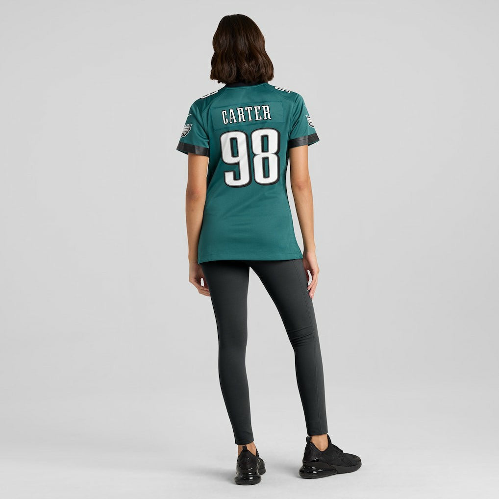 Jalen Carter  Women's Team Game Jersey - Philadelphia Eagles