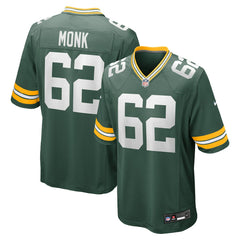 Jacob Monk  Game Jersey - Green Bay Packers